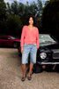 ABBY REVERSIBLE JUMPER | CERISE