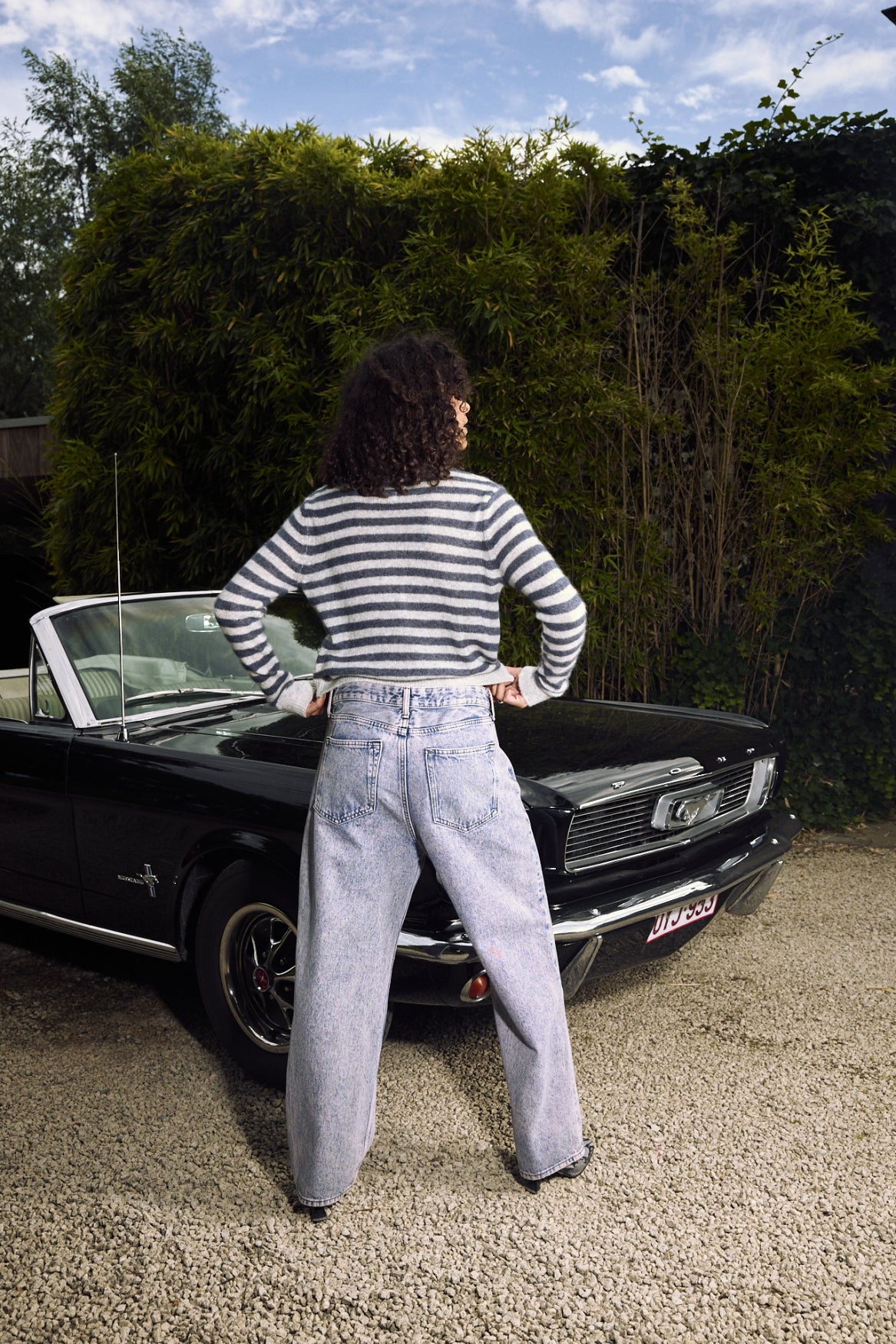 AMARA STRIPE MALOU CARDI 