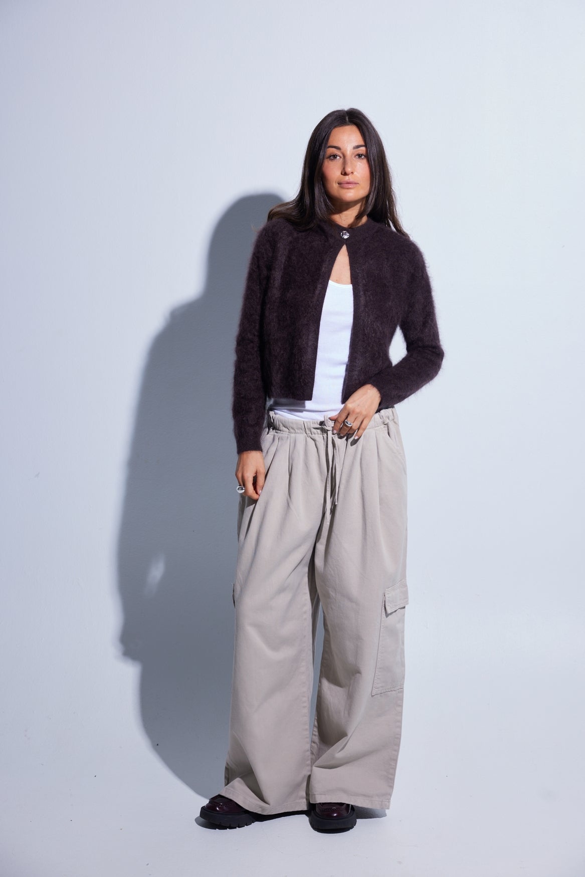 BRUSHED DOLOMITE DRIFT CARDI 