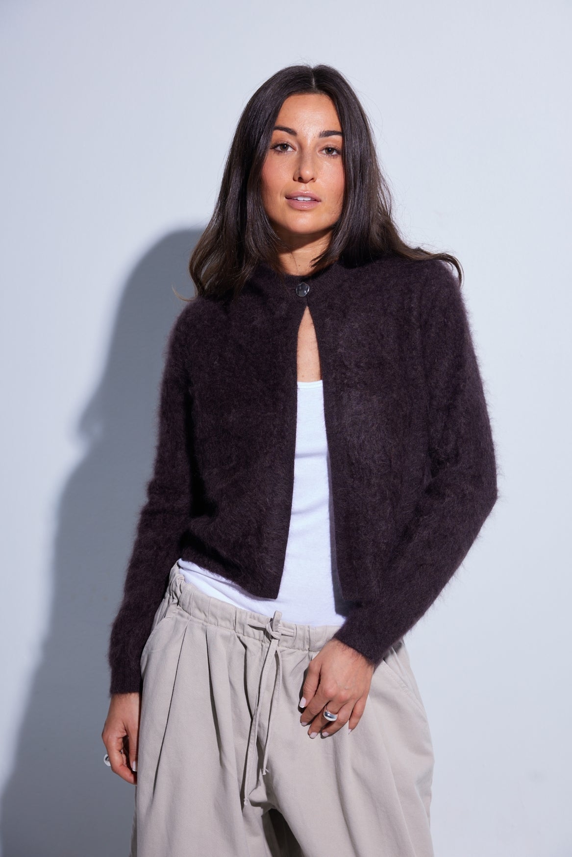 BRUSHED DOLOMITE DRIFT CARDI 
