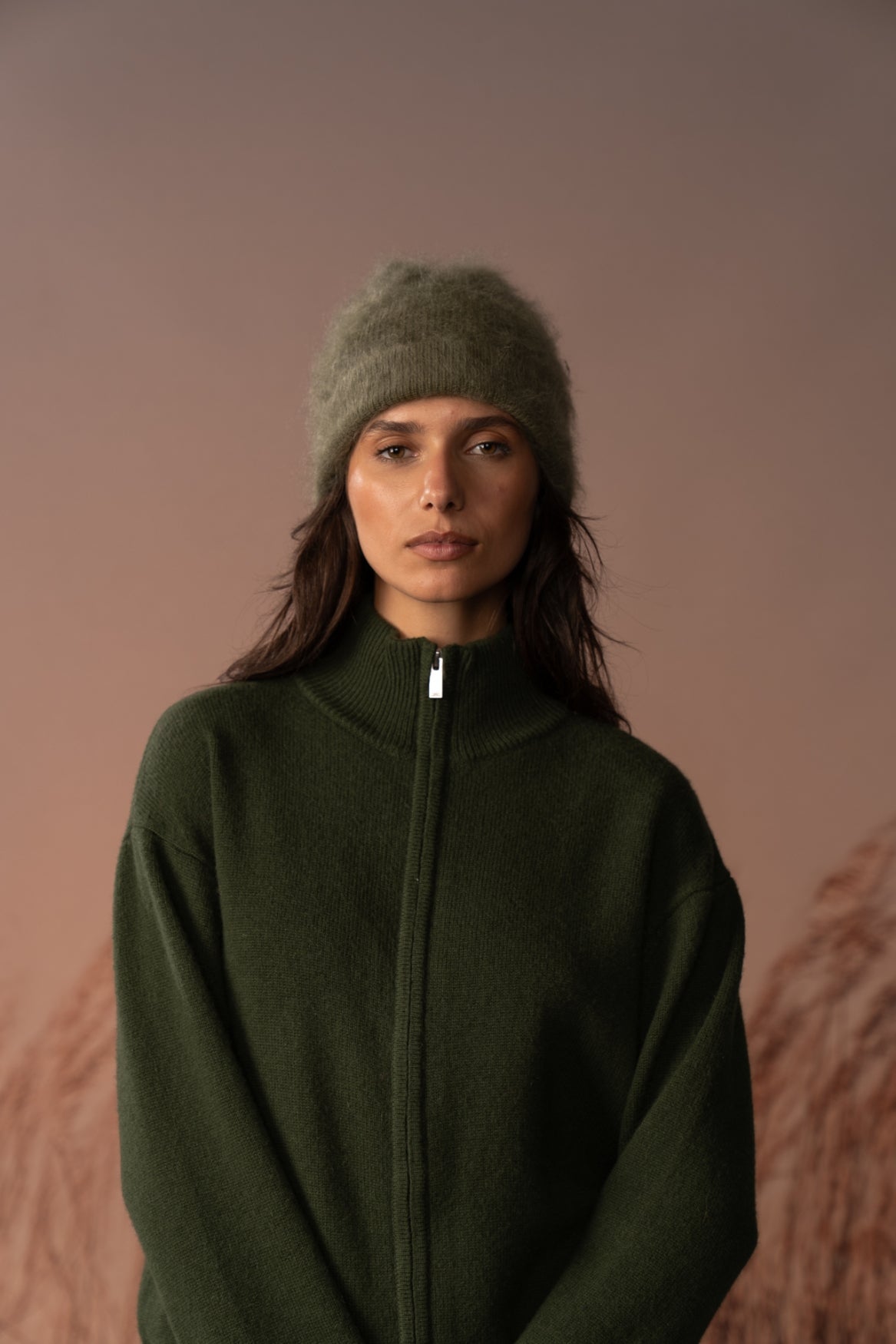 BRUSHED BYRON BEANIE 