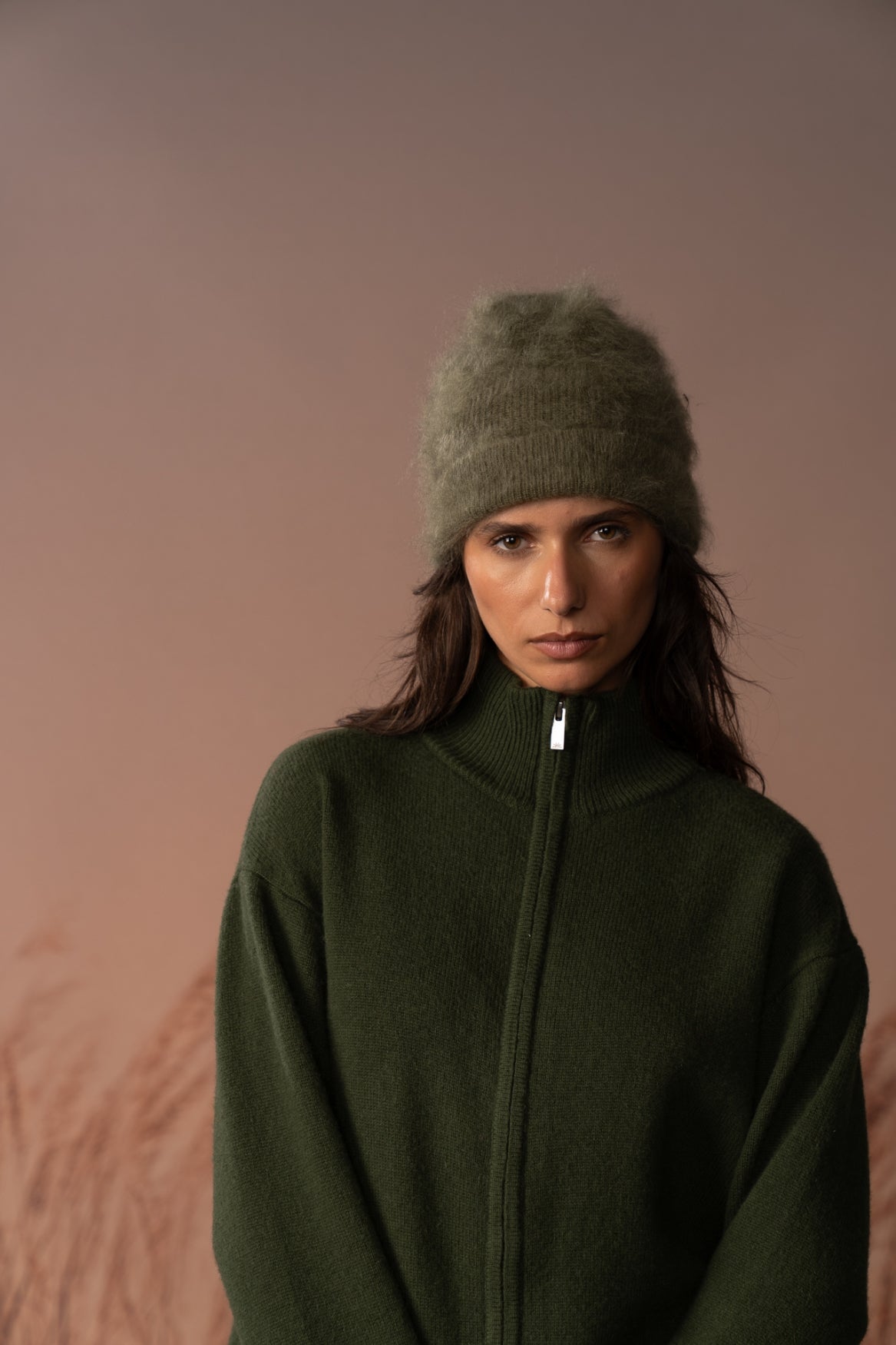 BRUSHED BYRON BEANIE 