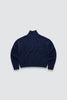 CHUNKY CARMEN FUNNEL NECK | NAVY