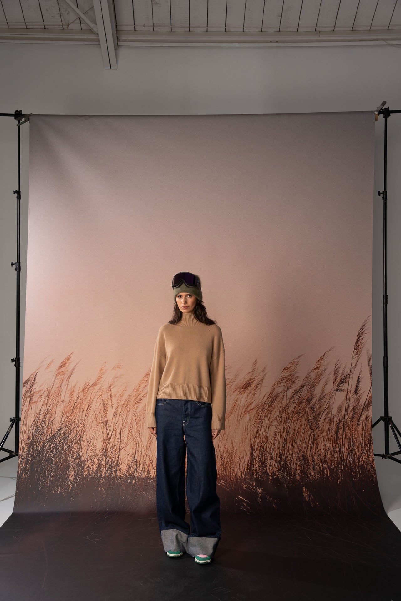 CHUNKY CARMEN FUNNEL NECK  
