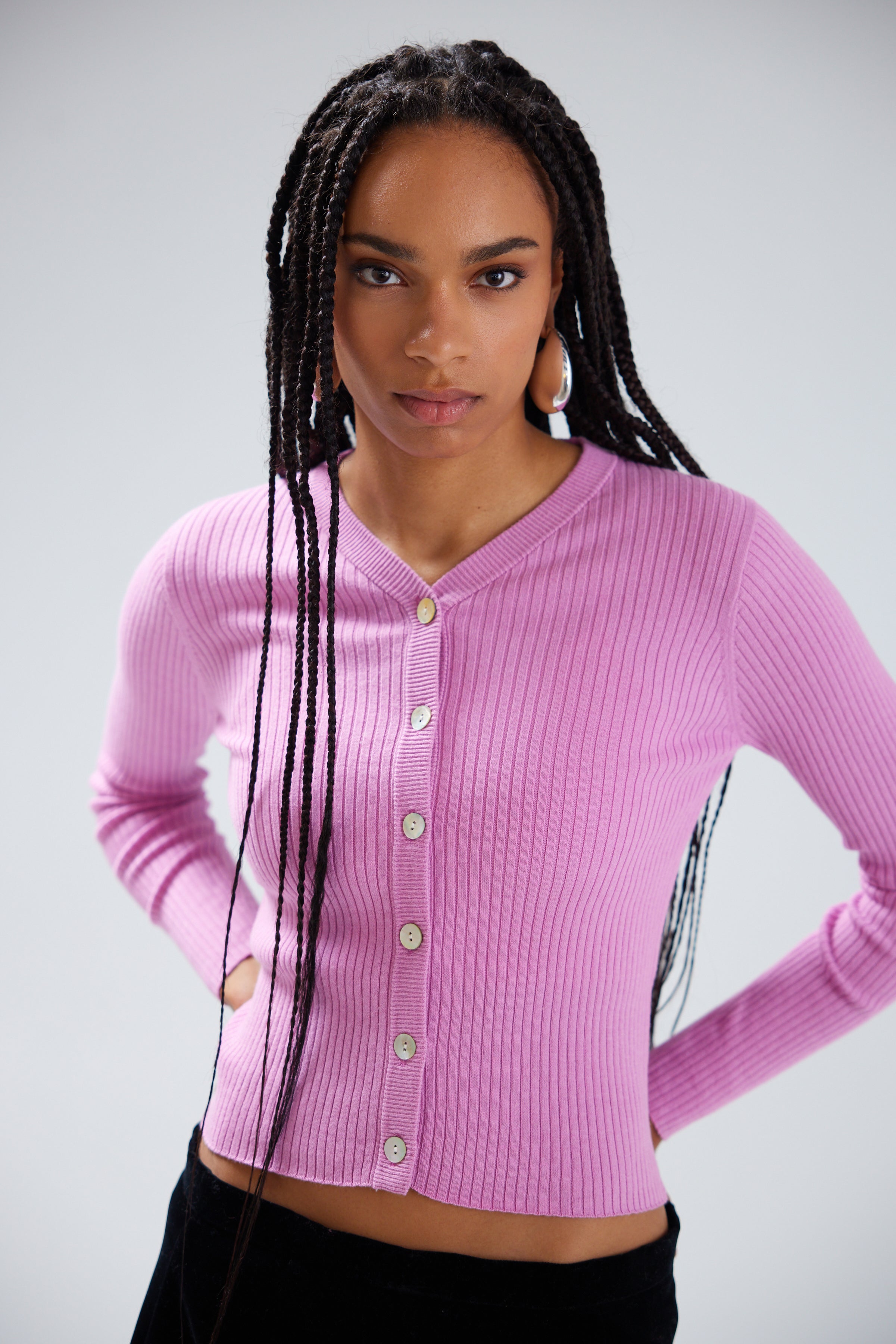 CSC HOLAND HIGH NECK CARDI 