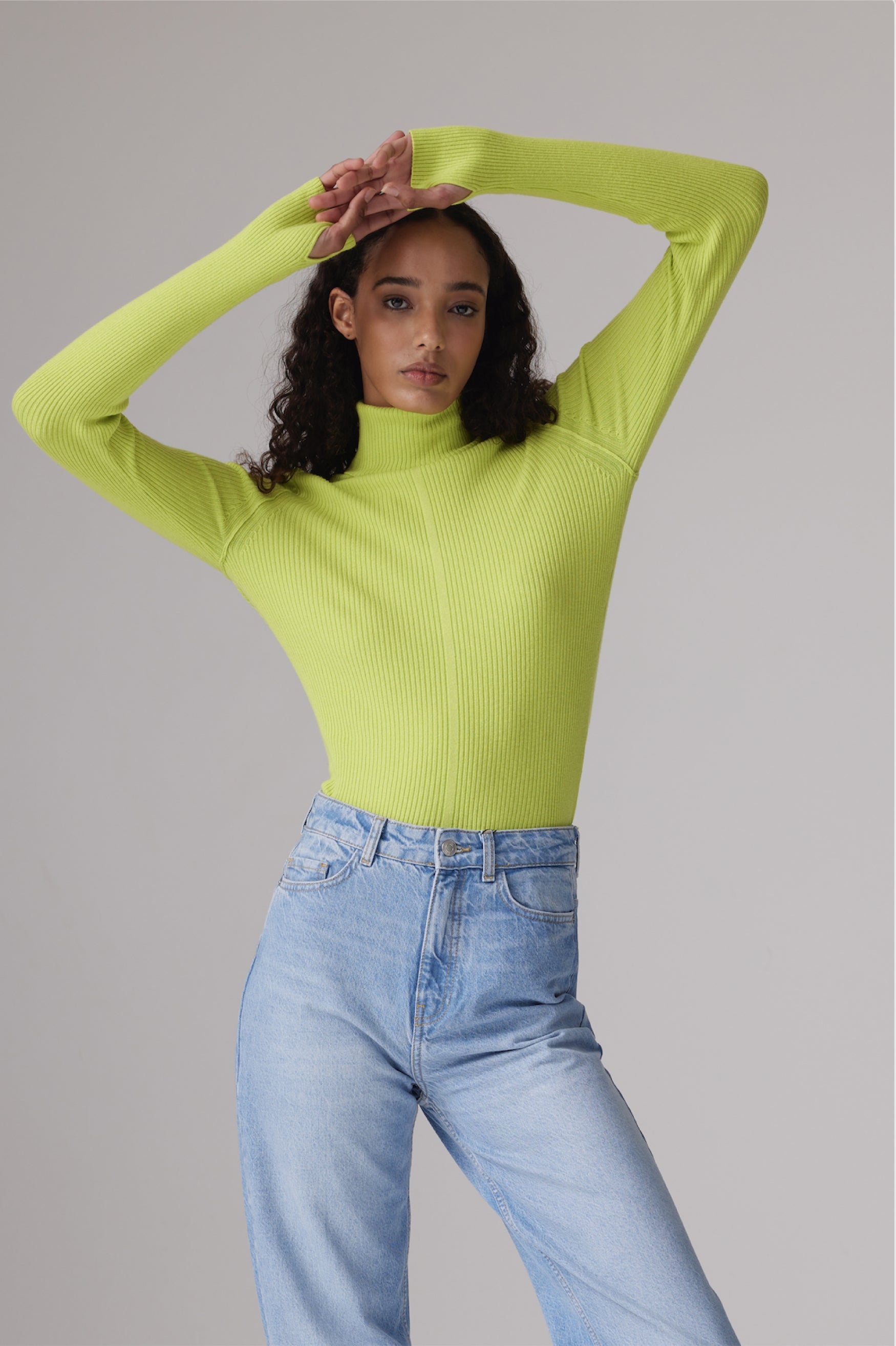 CSC DIANA SKINNY ROLL NECK 