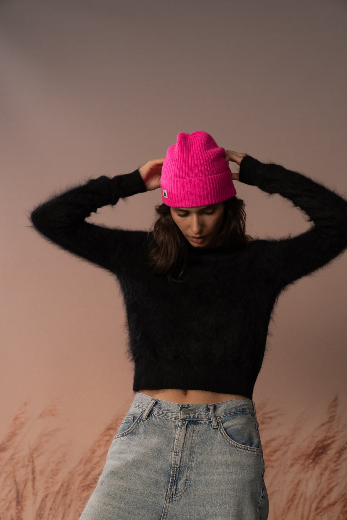 MAYA RIBBED BEANIE 