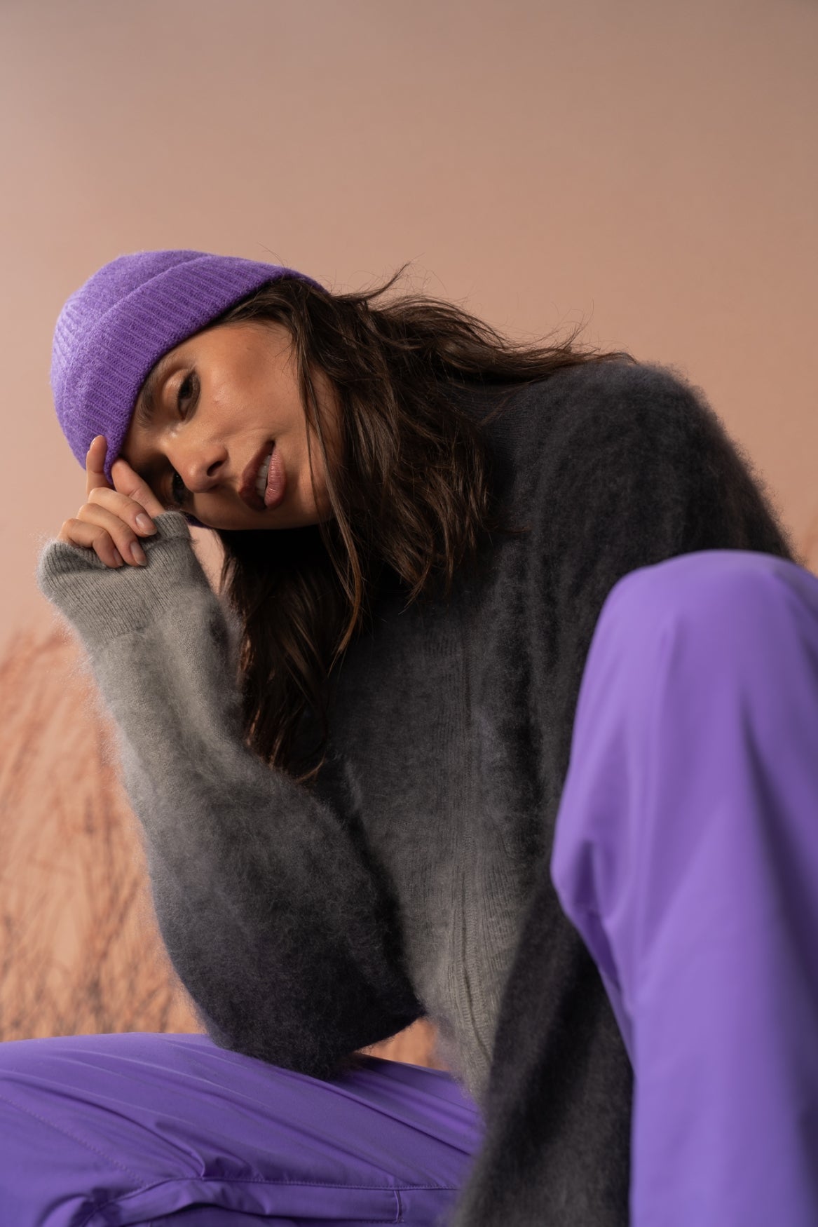 MAYA RIBBED BEANIE 
