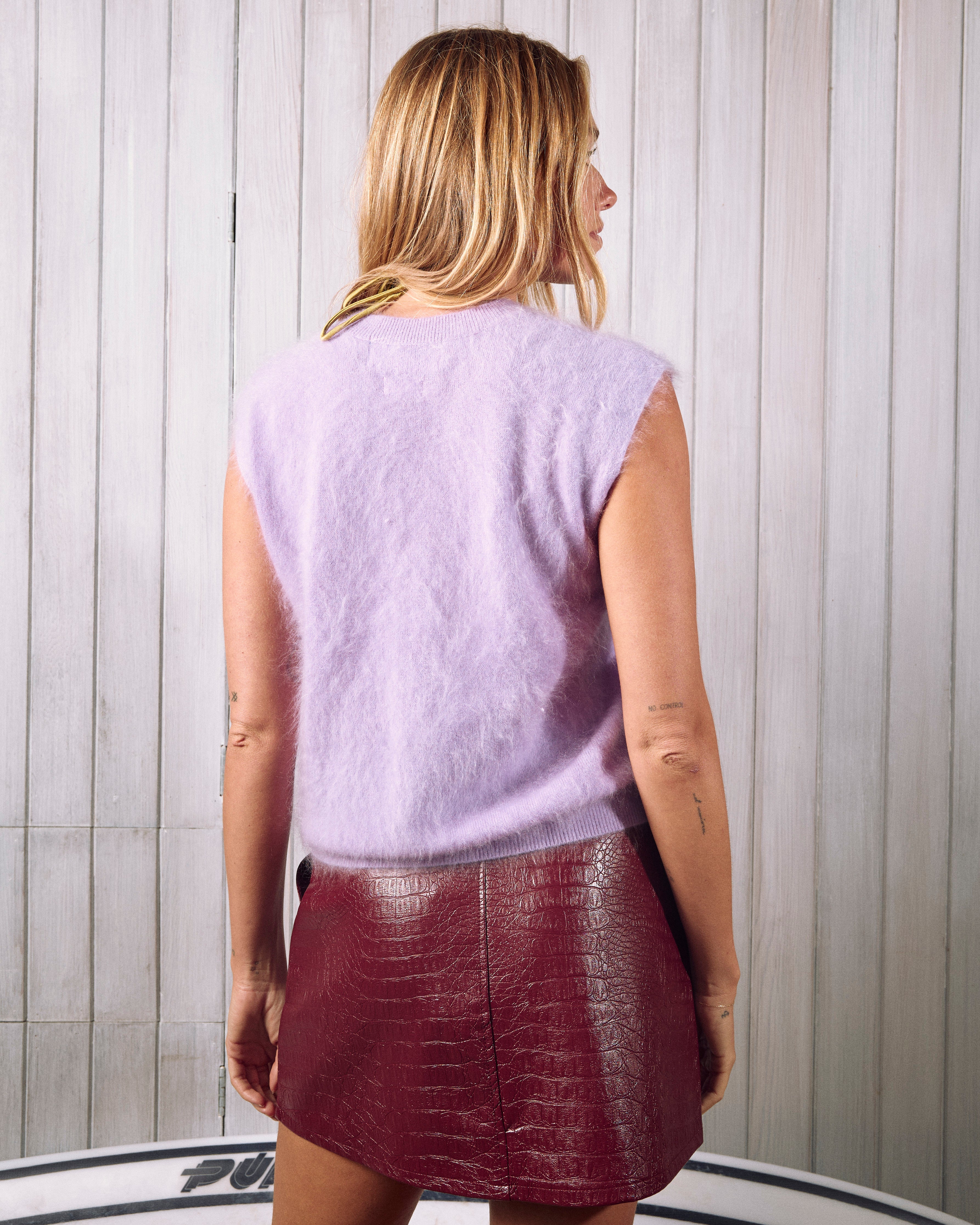 BRUSHED LUCCA CREW NECK TANK 